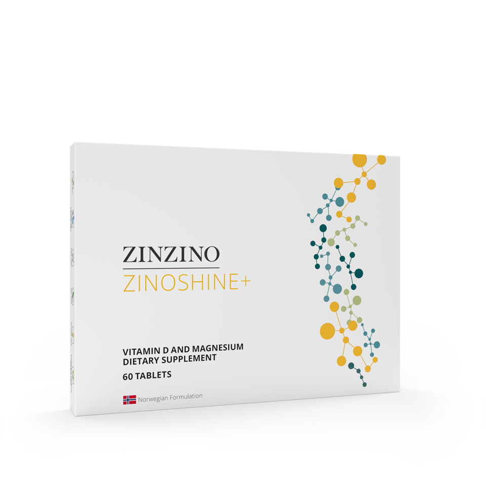 ZinoShine+ vitaminas D ir magnio maisto papildas