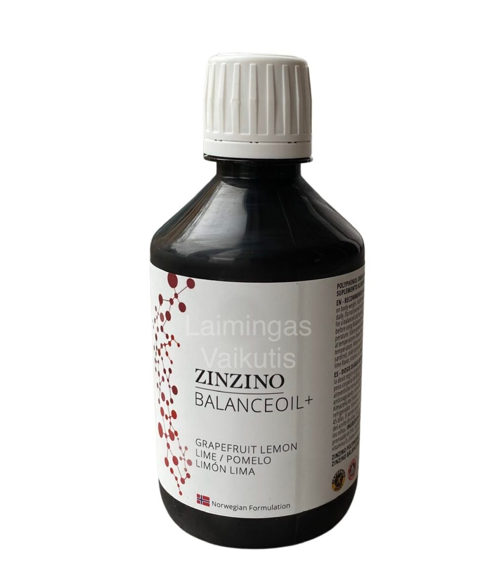 ZINZINO BalanceOil+, Greipfrutų skonio 300 ml