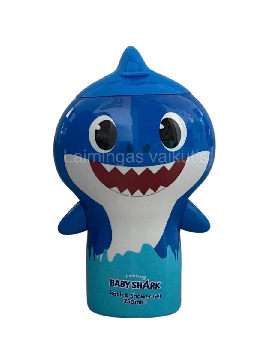Pinkfong Baby shark vonios ir dušo želė, 350 ml. (Mėlyna)