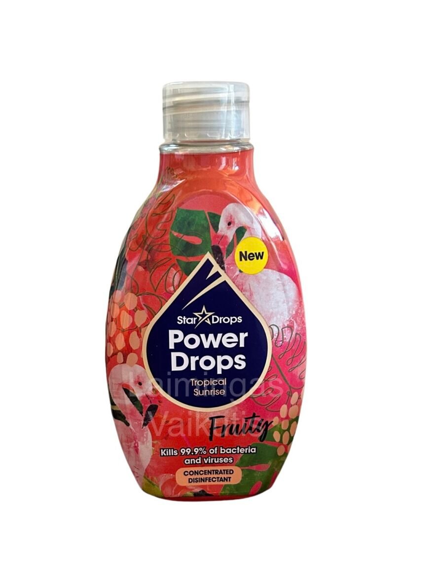 The Pink Stuff The Miracle Power Drops Tropical – koncentruota universali dezinfekavimo priemonė