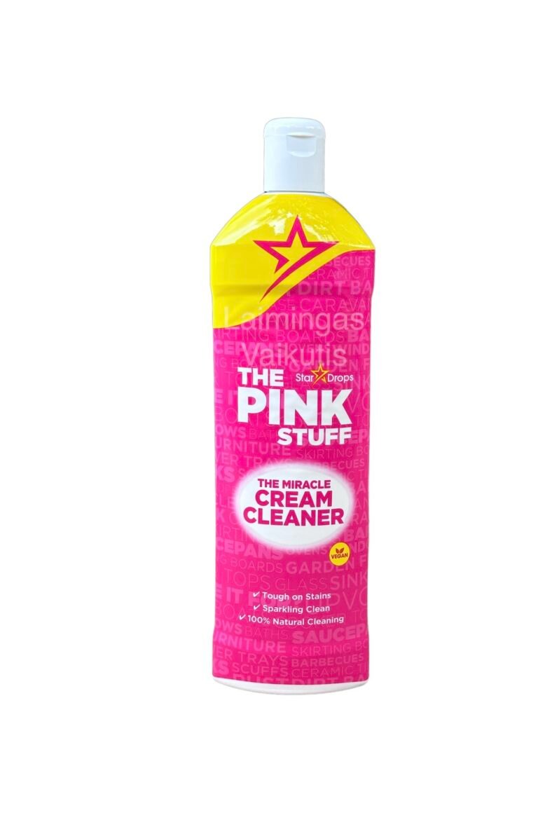 The Pink Stuff – The Miracle Cream Cleaner – šveičiamasis pienelis 500 ml.