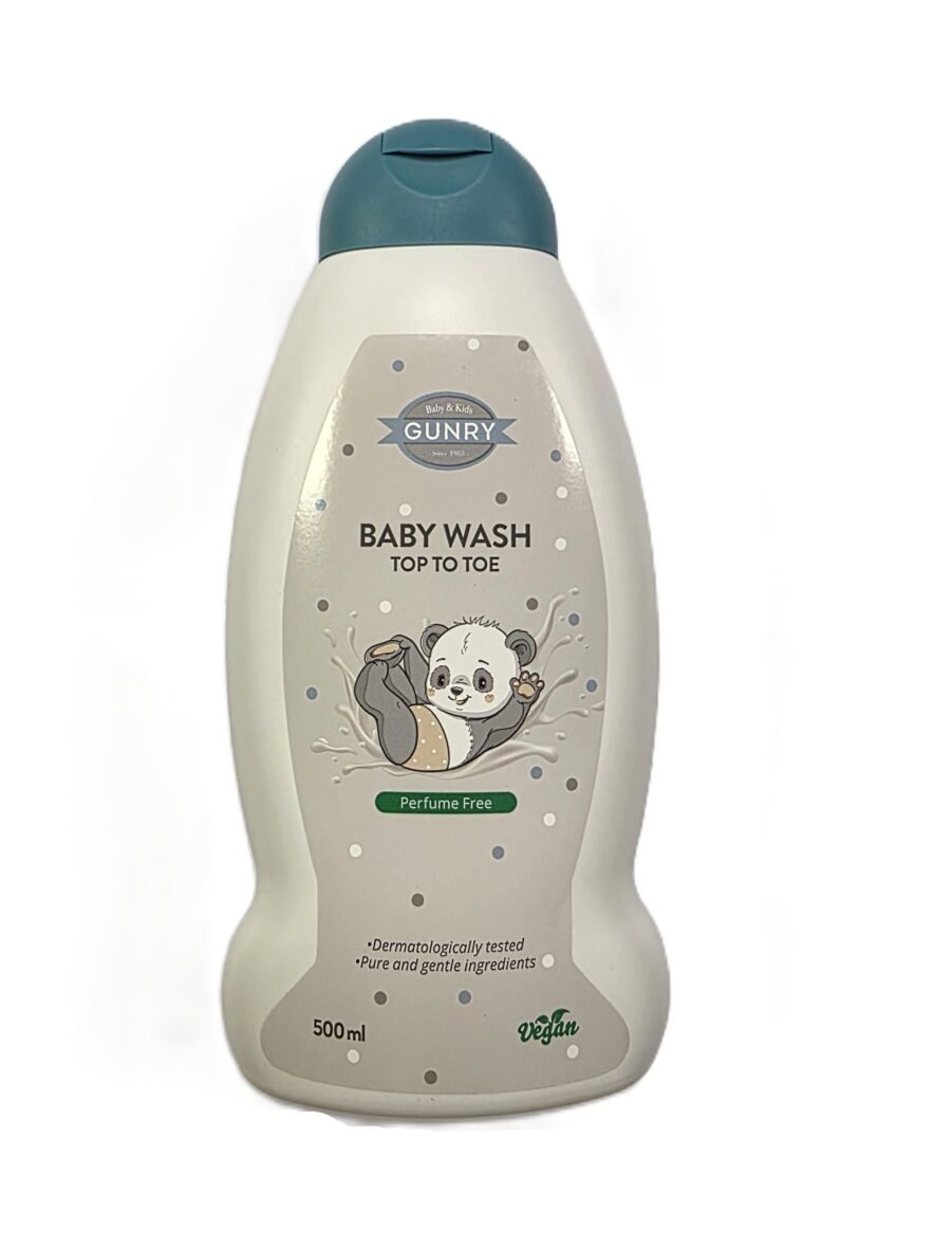 Kūno ir plaukų prausiklis „Gunry Baby Wash“, 500 ml