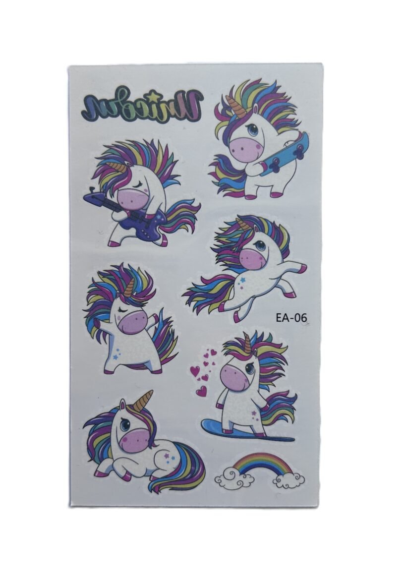 Laikinos tatuiruotės vaikams „Unicorn Magic“ (EA-06)