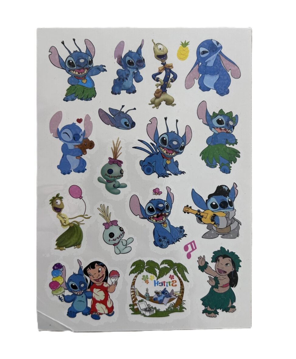 Stitch laikinos tatuiruotės
